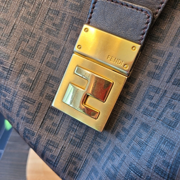 Fendi Zucchino Spalmati Coated Canvas Bag - Picture 2 of 16